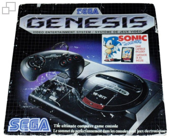 NTSC-CD SEGA Genesis Sonic Box