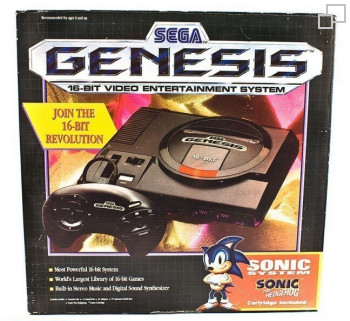 NTSC-US SEGA Genesis Sonic System Box