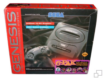 NTSC-US SEGA Genesis 2 6-Pak Box