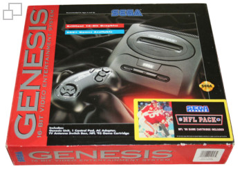 NTSC-US SEGA Genesis 2 NFL Pack Box