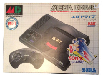 PAL-I SEGA Mega Drive Sonic Box