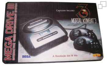 PAL-M TecToy Mega Drive III Mortal Kombat 3 Box