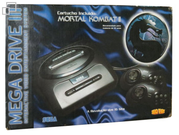PAL-M TecToy Mega Drive III Mortal Kombat 2 Box