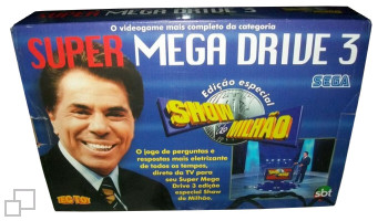 PAL-M TecToy Super Mega Drive 3 Show do Milhao Box