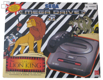 PAL/SECAM Mega Drive 2 Lion King Box (Australia)