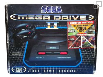 PAL/SECAM SEGA Mega Drive 2 Unbelievable Value Pack Box