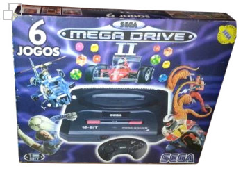 PAL/SECAM Mega Drive 2 6 Jogos Box (Portugal)