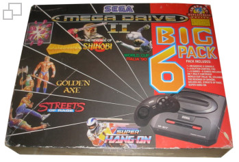 PAL/SECAM Mega Drive 2 Big Pack 6 Box (Australia)