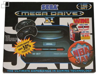 PAL/SECAM Mega Drive 2 NBA Jam Box (Australia)