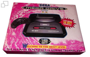 PAL/SECAM SEGA Mega Drive 2 Pink Box (Australia)
