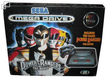 PAL/SECAM Mega Drive 2 Mighty Morphin Power Rangers: The Movie Box