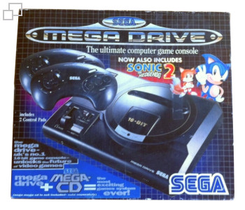 PAL/SECAM SEGA Mega Drive Sonic 2 Box (UK)