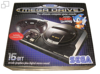 PAL/SECAM SEGA Mega Drive Sonic Box