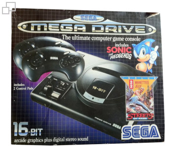 PAL/SECAM SEGA Mega Drive Streets of Rage / Sonic Box (France)