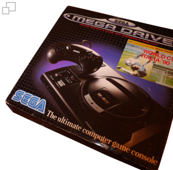 PAL/SECAM SEGA Mega Drive World Cup Italia Box (UK)