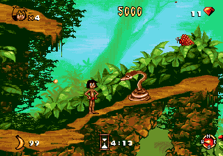 Disney´s The Jungle Book (Mega Drive / Genesis) Disney Das Dschungelbuch / Disney Le Livre de la Jungle / Disney Il Libro della Giungla / Disney El Libro de la Selva