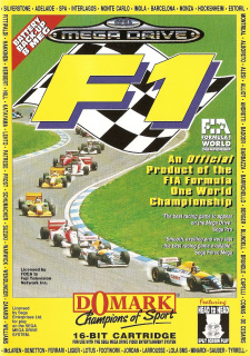 F1 | Formula One Cover (Mega Drive / Genesis) Packshot