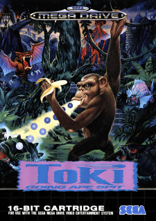 Toki: Going Ape Spit | JuJu Densetsu Cover (Mega Drive / Genesis) Packshot