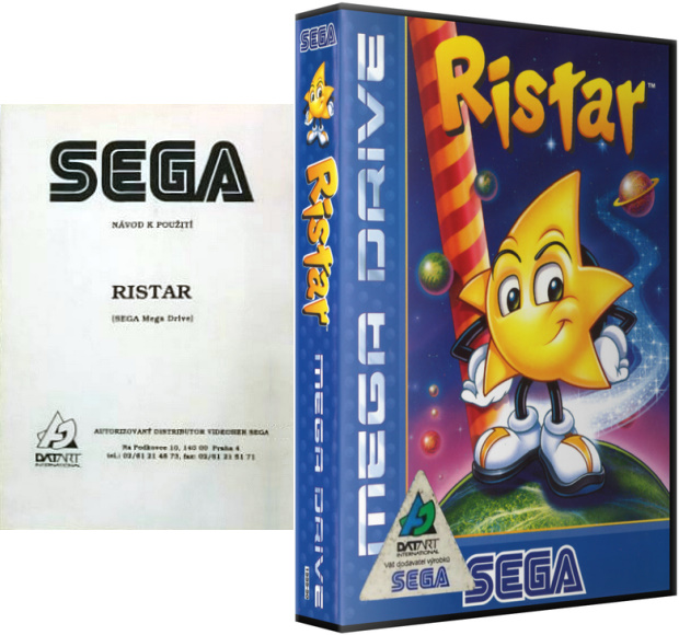 Ristar Czech Republic Pack PAL/SECAM Czech Republic Cover