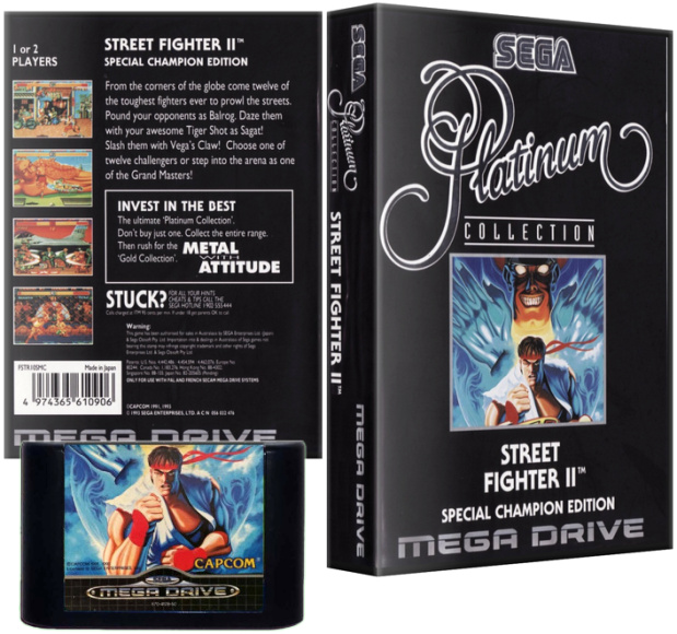 Street Fighter II´: Special Champion Edition Australian Platinum Collection Pack PAL/SECAM Australian Platinum Collection Cover