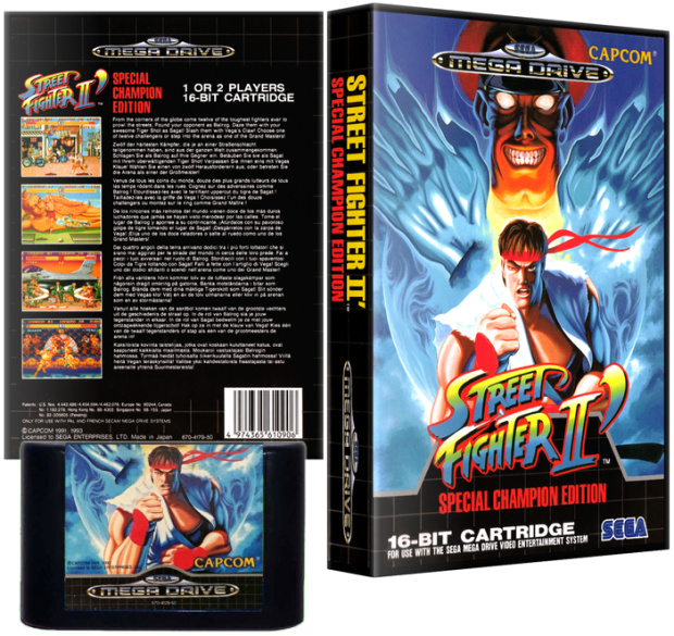 Street Fighter II´: Special Champion Edition Europe/Oceania Old Style Pack PAL/SECAM Old Style Cover