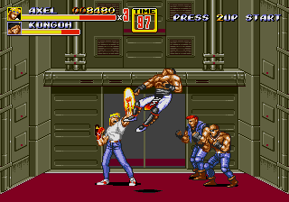 Streets of Rage II (Mega Drive / Genesis) Bare Knuckle II: Shitou e no Shinkonka