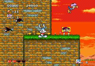 Tiny Toon Adventures: Busterīs Hidden Treasure (Mega Drive / Genesis) Tiny Toon Adventures: Busterīs Hidden Treasure
